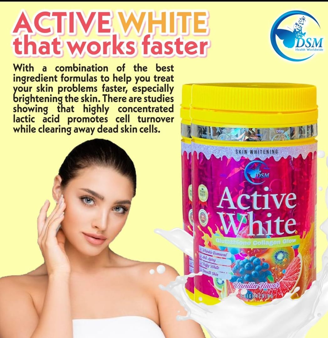Active white whitening skin supplement