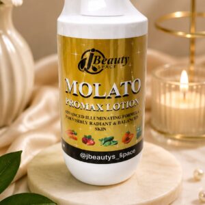 Molato Promax Organic Body Lotion - 100% Hydroquinone-Free, Brightening, Moisturizing, Glowing Formula