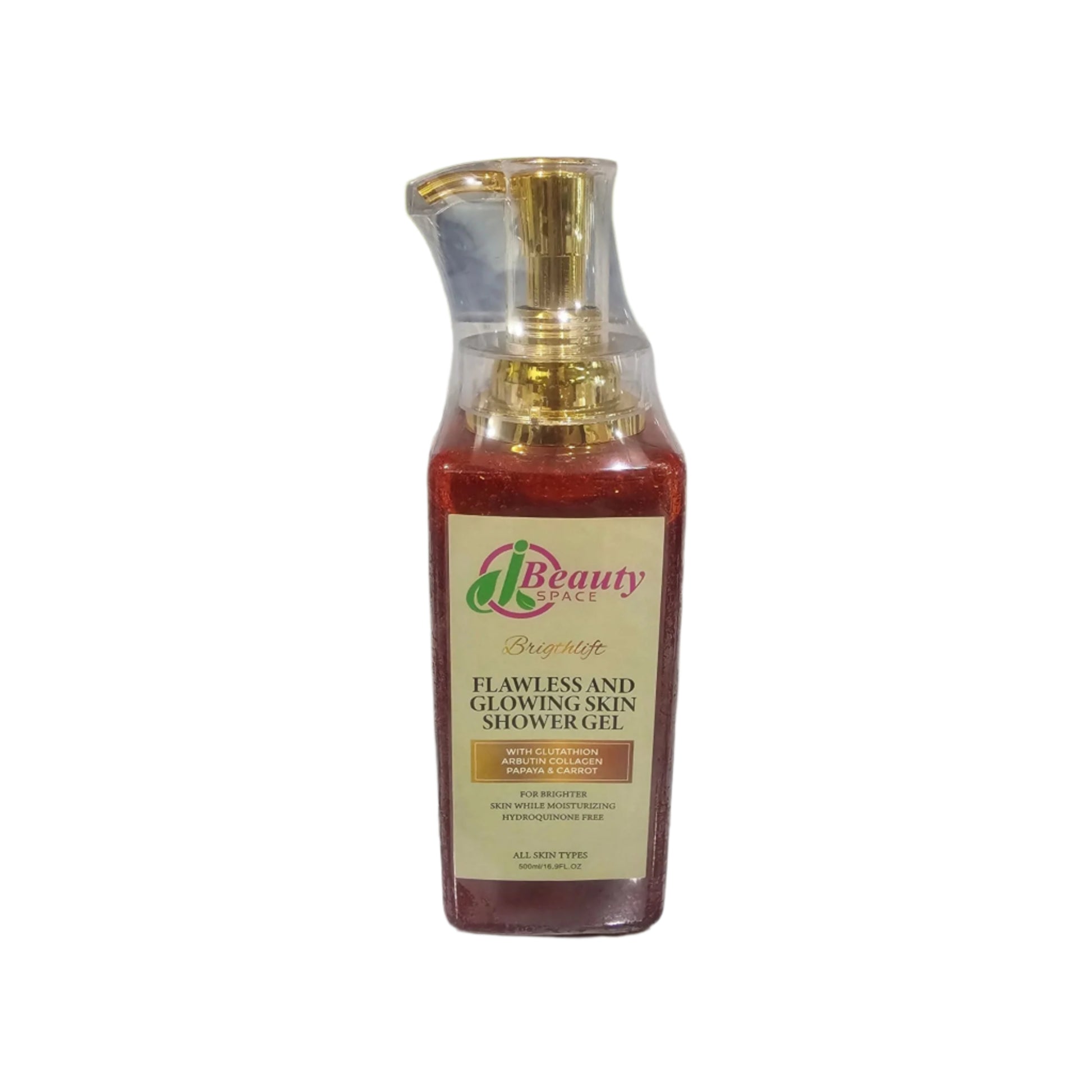 Anti-aging FLAWLESS AND GLOWING SKIN Lightening SHOWER GEL WITH GLUTATHION, PAPAYA, CARROT.