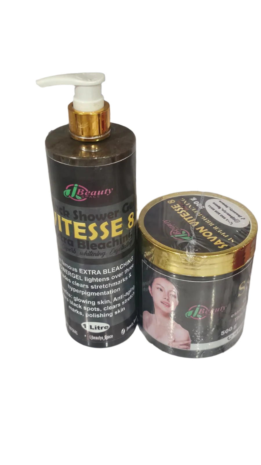 Vitesse 8 extra whitening shower gel and body paste soap - Image 3