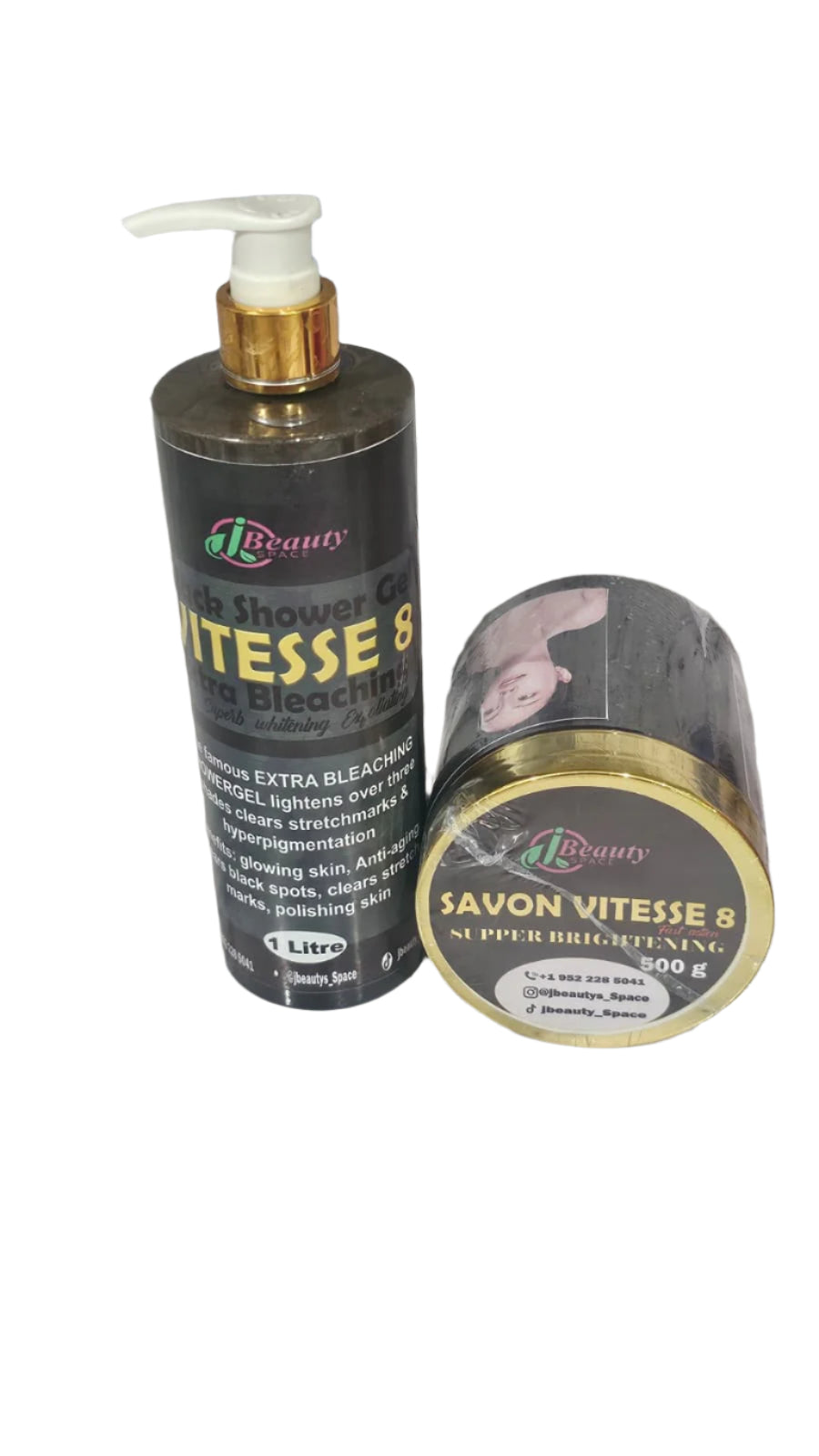 Vitesse 8 extra whitening shower gel and body paste soap - Image 2