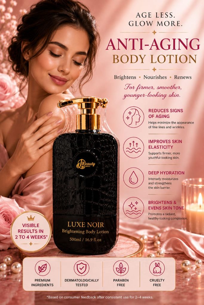 Luxe Noir Anti-Aging Brightening Body Scrub